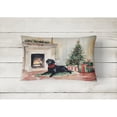 thumbnail image 2 of Carolines Treasures DAC1369PW1216 16 x 12 in. Unisex Black Labrador Christmas Fabric Decorative Pillow, 2 of 4