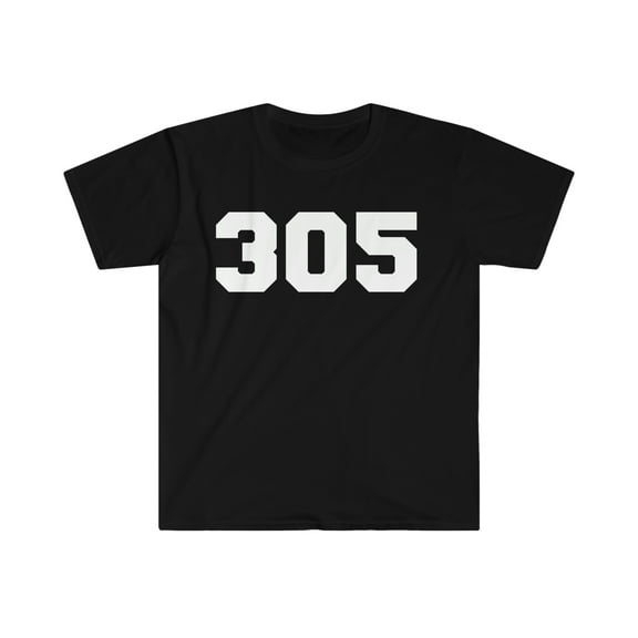 305 Miami Unisex T-shirt S-3XL Florida Miami Pride Miami Proud