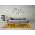 thumbnail image 3 of Ahgly Company Indoor Rectangle Persian Yellow Traditional Area Rugs, 2' x 5', 3 of 4