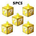 thumbnail image 3 of 5 cajas de regalo de Mario Bros, juguetes de dibujos animados, estrellas, bloques de preguntas, caja de figuras de anime para niños, decoración de fiesta de cumpleaños, caja de dulces, 3 of 5