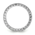 thumbnail image 2 of Sterling Silver Stackable Expressions Polished Diamond Ring - Size 10, 2 of 3