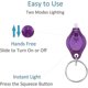 thumbnail image 3 of 10 Pieces Uv Mini Led Keychain Flash Keyring S, 3 of 3
