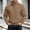 Khaki, variant on FchengtaiS Men's Quarter Zip Pullover Sweatshirt Fleece Long Sleeve Mock Neck Sweatshirt Fall Winter Casual Daily Wear