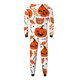 thumbnail image 4 of Family Halloween Pjs Matching Sets Halloween Print Long Sleeve Zippered One Piece Pajama Hooded Jumpsuit Winter Halloween Pjs Family Set, 4 of 4
