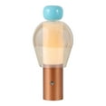 thumbnail image 7 of JONATHAN Y Evonne 10.75" Modern Glam Candle-Style Rechargeable/Cordless Dimmable Integrated LED Table Lamp with Touch Sensor, Blue/Cooper/Amber, JYL7161B, 7 of 7