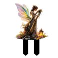 thumbnail image 1 of TIELUTT Halloween Garden Stakes 2D Flat Small Witch Girl/Pumpkin Man Decorative Stakes Outdoor Valentines Day Banners for Fireplace Organizer Containers Rabbit Cardigan for Girls Potting Tray Rabbit, 1 of 4