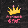thumbnail image 4 of Inktastic Cute Princess is One 1st Birthday Girls Baby Bodysuit, 4 of 5