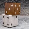 thumbnail image 2 of Uttermost Roll Roll The Dice Wood Accent Table in Natural/White, 2 of 5