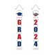 thumbnail image 1 of Pedty Event & Party, decoraciones de graduación 2024, pancarta azul para puerta de porche, pancarta de bienvenida para pared interior y exterior, decoraciones de graduación para interiores y, 1 of 1