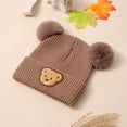 thumbnail image 5 of ELF Baby Winter Hat Cute Bear Pattern Knit Beanie Warm Cap for Infant Newborn Cold Weather Accessories, 5 of 8