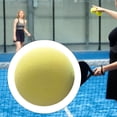 thumbnail image 4 of Pelota de Pickleball silenciosa, 74 mm, pelota de práctica silenciosa y silenciosa de PU suave para Pickleball Amarillo, 4 of 6
