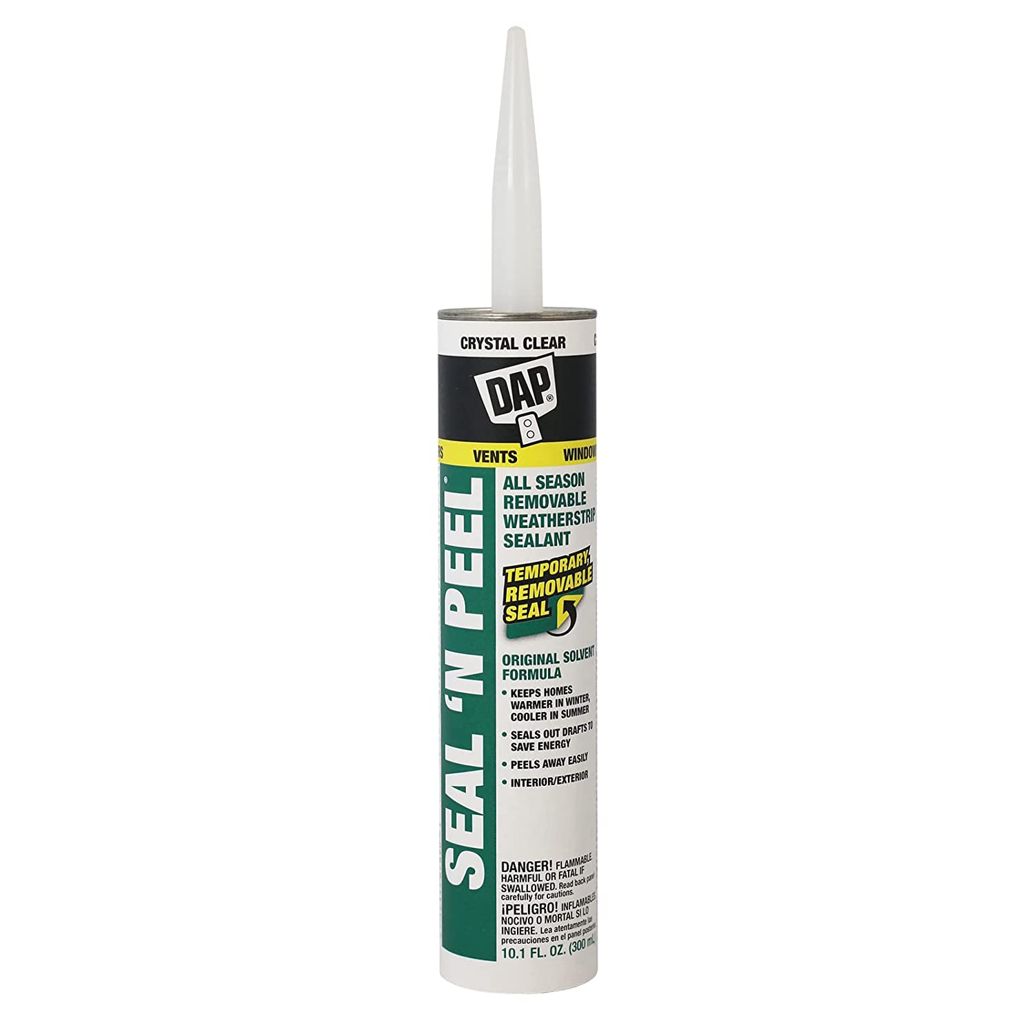 DAP Seal 'N Peel Removable Caulk Clear 10.1 oz