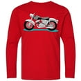 thumbnail image 3 of Inktastic Motorcycle Long Sleeve Youth T-Shirt, 3 of 5