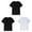 B#011-2Pcs Black & White, variant on 3Pcs Boys Quick Dry Mesh Shirts Short Sleeve T-Shirt Teen Boys Summer Clothes, 2-14 Years