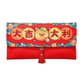 thumbnail image 1 of sobre rojo de año Nuevo Chino, tela Hongbao para niños, sobre creativo de bolsillo rojo para dinero de la para celebración, Festival de Estilo B, 1 of 10