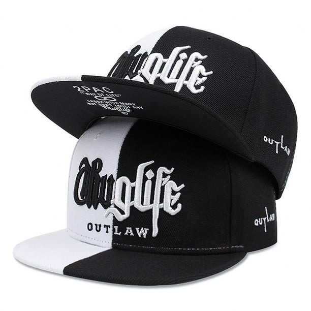 2PAC Gorra Hombres topi Mujeres lelaki Moda Juvenil Marca Sombrero thug Vida Bordado snapback Gorras