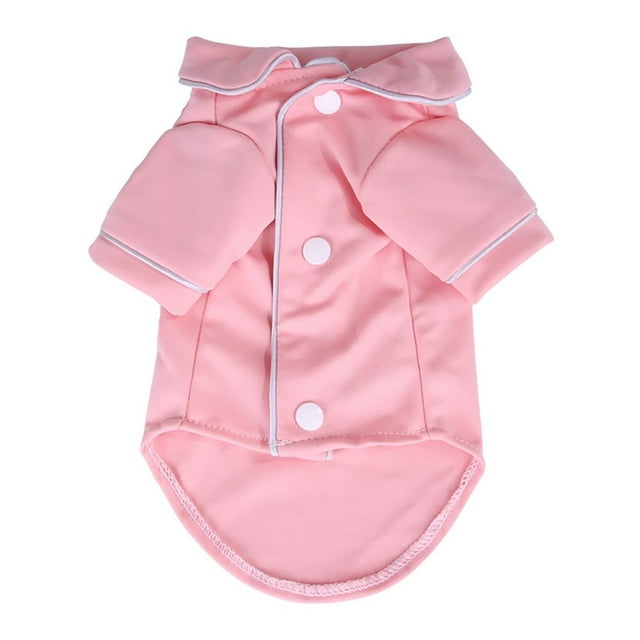 Pet Solid Color Pajamas Dog Clothes Luxury Homewear Teddy Puppies Cats Pet accessories Black L