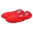 thumbnail image 4 of SOPOTUTU Women’s Red Ballet Flats, Breathable Comfort, Anti- Sole, Lightweight Casual Shoes, Perfect for Everyday Wear, 4 of 8