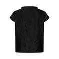 thumbnail image 4 of Sentmoon Blouse Tunique pour Femmes Col Rond Manches Courtes Hauts Confortables Décontractés Basiques Grande Taille Hauts d'Été pour Femmes Économies Été 2025, 4 of 6