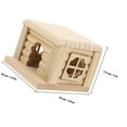 thumbnail image 2 of LIFKOME Hamster Large House Wooden Playhouse Design For Resting And Playing 1Pcs, 2 of 6