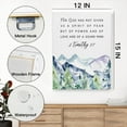thumbnail image 2 of Bible Verses Wall Art, For God Has Not Given Us The Spirit Of Fear Wall Decor, Watercolor Forest Prayer Wall Decor, Inspirational Framed Canvas Wall Art For Home, Christian Gifts for Woman Man - A11, 2 of 6