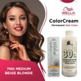 thumbnail image 5 of Wella Color Cream Permanent Gel Hair Color - 2 oz ( 7NG Medium Beige Blonde ) and Cream Peroxide Developer 30 Volume - 4 fl. oz, 5 of 5