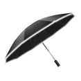 thumbnail image 4 of Folding Umbrella Reflective Stripe Inverted UV Proof Automatic Umbrella for Sunny and Raining Days Black, 4 of 12