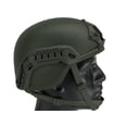 thumbnail image 3 of Pro Mich Helmet Adjustable Strap Sports Outdoor Paintball Head Protective Coverage Adult Men- Green, 3 of 5