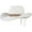 White, variant on Straw Cowboy Hat for Women Men Girls Roll up Wide Brim Western Cowgirl Summer Beach Sun Hats