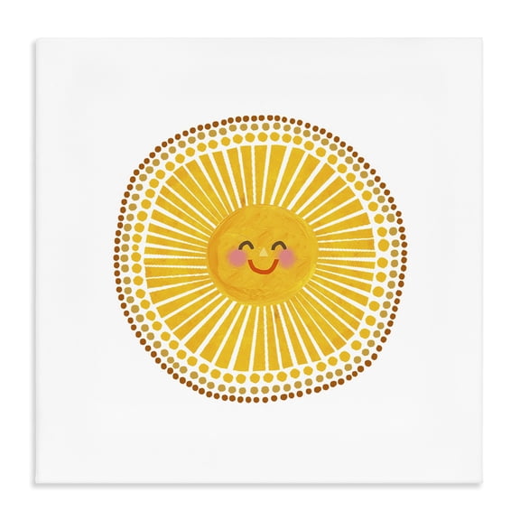 Stupell Industries Yellow Sun's Smile Canvas Wall Art, design by Katherine Herrell Studio