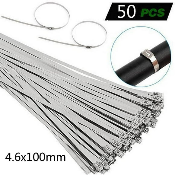 Iumwxz 304 White Steel Self-Locking Metal Marine Stainless Steel Cable Tie Binding And Packing Belt home tool multicolor stainless steel Reduced Price
