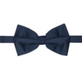 thumbnail image 2 of Jacob Alexander Men's Solid Color Extra Large Pre-Tied Bow Tie - Navy Blue, 2 of 5