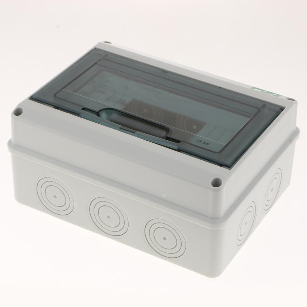 2 ways Plastic Distribution Box Waterproof Switch Box for Circuit Breaker 