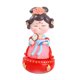 thumbnail image 5 of Figura de vaso de chica Tang china, decoración de escritorio, ligera y tradicional Sosteniendo ventilador, 5 of 9