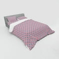thumbnail image 3 of Ambesonne Floral Bedding Set 3 Pcs, Retro Spring Leaves Flowers, Twin XL, Purpleblue Dark Coral, 3 of 3
