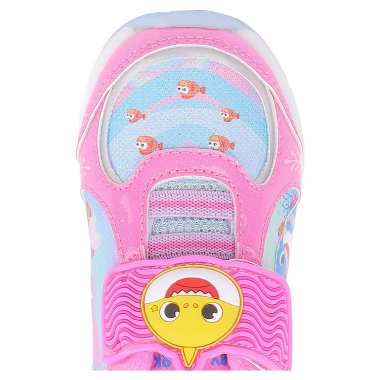 Baby Shark Toddler Light Up Tennis Shoes Sneaker Boys Girls 5 6 7