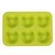 thumbnail image 2 of 6 Cavity Silicone Donut Mold, Donut and Chocolate Mold, Microwave and Freezer Safe (Green), 2 of 4