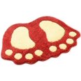 thumbnail image 1 of Cute Foot Pads Soft Microfiber Bathroom Rug Non Slip Doormat Cute Large Doormat Absorbent Carpet for Bedroom Kitchen Carpet, 1 of 7