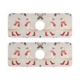 thumbnail image 7 of Yayeee Faucet Mat for Kitchen Sink 14.7" Diatomite Long Splash Guard Pad, Winter Geese, 2 Pack, 7 of 7