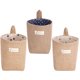 thumbnail image 3 of 3 bolsas de almacenamiento para colgar en la pared, cesta de almacenamiento de lino y algodón, cesta organizadora plegable para colgar en la pared., 3 of 6
