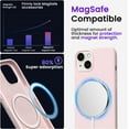 thumbnail image 4 of Magnetic Case for iPhone 14 Plus Case [Compatible with MagSafe] with Screen Protector, Liquid Silicone 3 Layers Full Covered Gel Rubber Shockproof Protective Case Cover 6.7 inch-Chalk Pink, 4 of 13