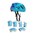 thumbnail image 4 of Casco de casco para bicicletas para niños Casco de patinaje práctico ajustable para patinaje en línea Morado azul, 4 of 8