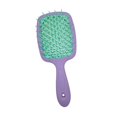 thumbnail image 1 of Cepillo para desenredar, peine para rizos de , cepillo para el cabello, cepillo suave para cabello húmedo, cepillo de paleta para cabello Verde púrpura Yinane cepillo desenredante, 1 of 8