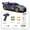 Purple-2Battery, variant on Q228 Mini RC Drift Car 2.4G 4WD Remote Control Racing Vehicle with LED Lights Radio Controlled Competition Car Desktop Toys