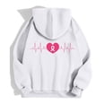 thumbnail image 5 of Shadoumai Womens Zip Up Hoodie Cancer Awareness Pullover Long Sleeve Casual Athletic Sweatshirt With Pocket Drawstring Fall Winter Jackets, 5 of 6