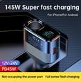 thumbnail image 5 of Mosiee Car Charger 45W Ultra-High Power One-To-Four Flash Charging Usb Pd T-C, 5 of 9