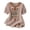 #233-Khaki, variant on Women's Short Sleeve Tops Relaxed Fit Solid Color V Neck Ethnic Embroidery T-Shirts Soft Washed Texture for Going Out Summer Vacation, Western Casual Wear