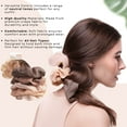 thumbnail image 2 of Kitsch Crepe Scrunchies for Adult, Red, 5 Pack, 2 of 9