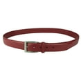 thumbnail image 3 of Gelante Genuine Leather Dress Belts for Men. Single Prong Buckle belt for Suits, Jeans Uniform. Red-XL (42-44), 3 of 5