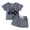 Z01-Blue, variant on larppty Toddler Baby Boy Summer Clothes Waffle Truck Embroidery Short Sleeve Tops T-Shirt and Shorts Sets Cute 2Pcs Outfits(Green, 18-24 Months)